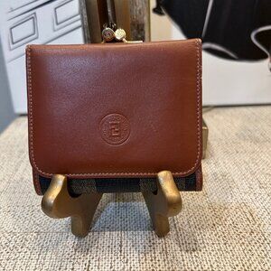 Vintage Fendi Zucca Bifold Wallet